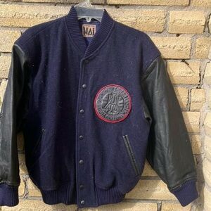 Vintage Issey Miyake Hai Studio Varsity Bomber Jacket